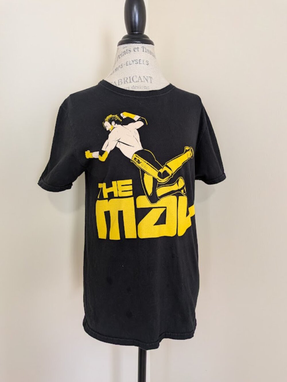 official WWE Logan Paul front and back graphic flying Maverick sz M t-shirt